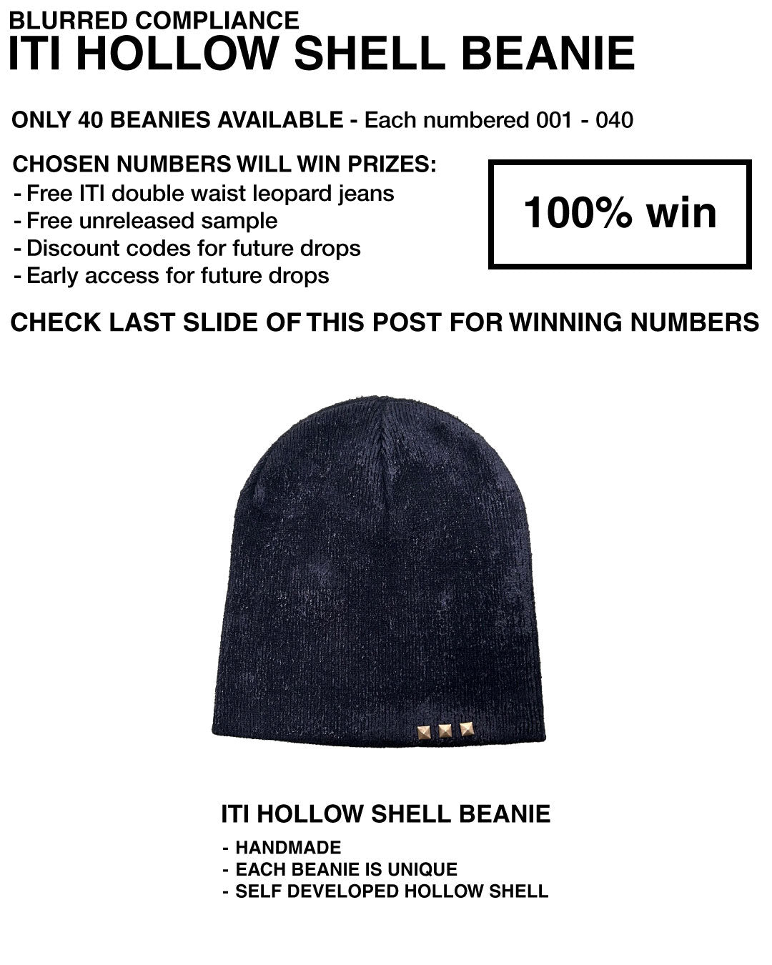 Hollow Wax Shell Beanie